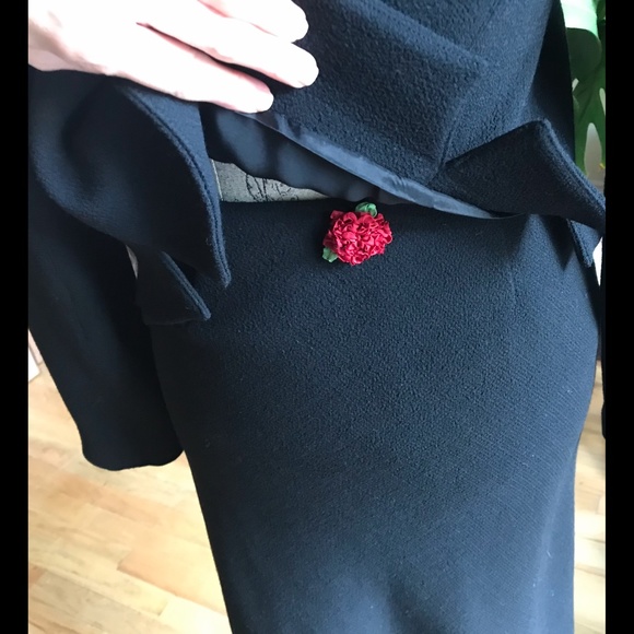 RICKIE FREEMAN for TERI JON Adorable Roses Suit Sz 2 - Picture 6 of 6